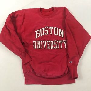 Vintage Champion Boston University reverse weave